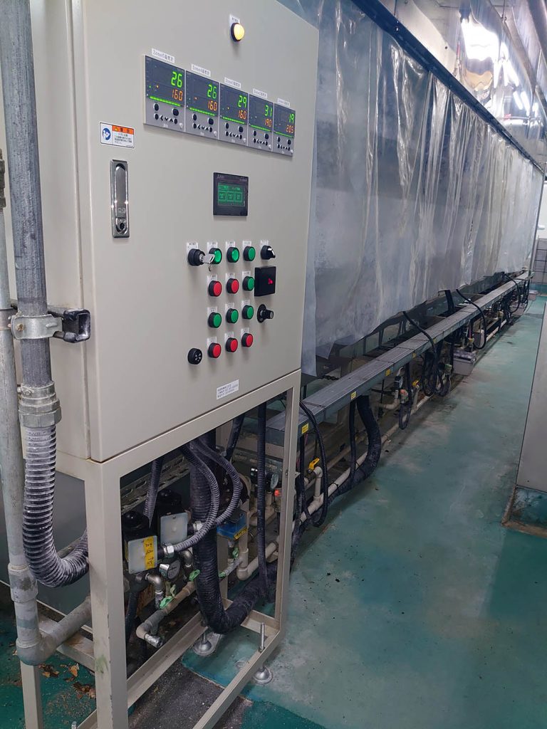 エビ天フライヤーの制御盤