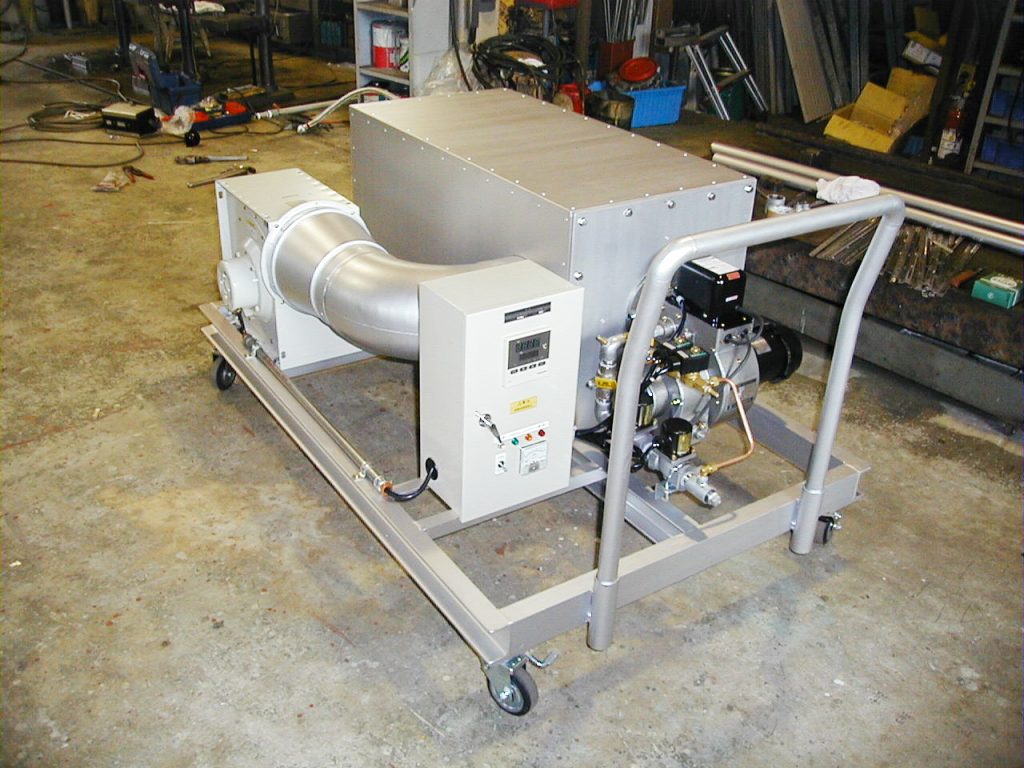 簡易熱風発生装置